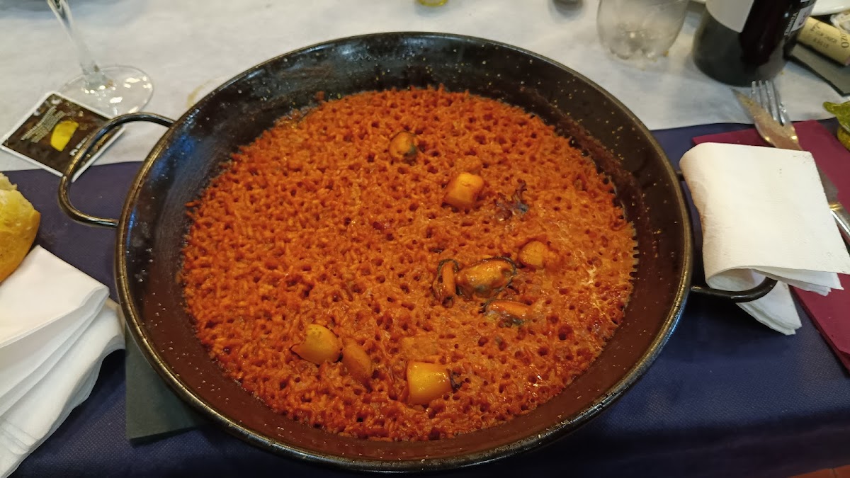 Arroz al fuego